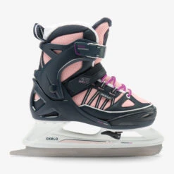 Kids' Ice Skates - FIT 500 Blue/Pink 12 Kids' Ice Skates - FIT 500 Blue/Pink -Winter Sports Gear kids ice skates fit 500 blue pink 2