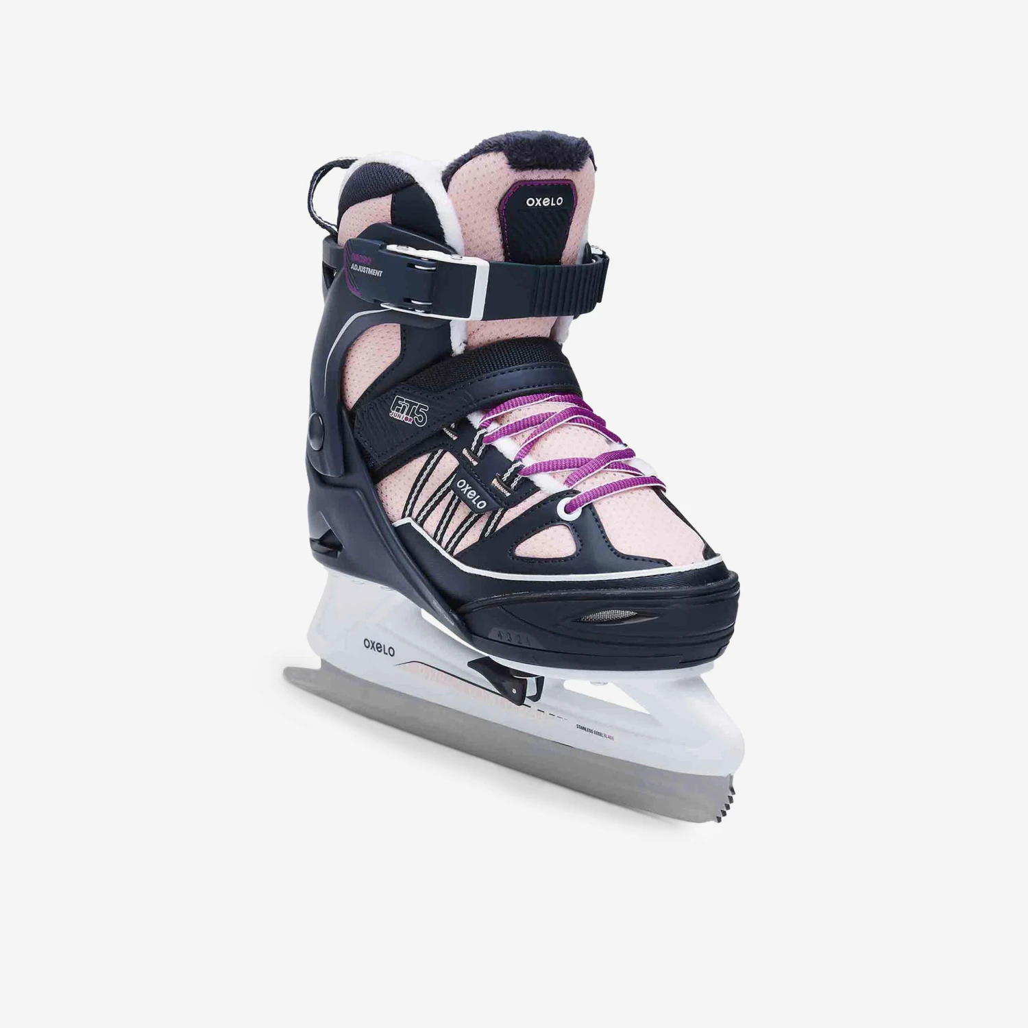 Kids' Ice Skates - FIT 500 Blue/Pink 3 Kids' Ice Skates - FIT 500 Blue/Pink