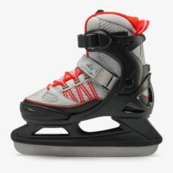Kids' Ice Skates - FIT 500 Grey/Red 12 Kids' Ice Skates - FIT 500 Grey/Red -Winter Sports Gear kids ice skates fit 500 grey red 2
