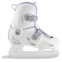 Winter Sports Gear -Winter Sports Gear kids ice skates play 3 white purple 1