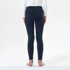 WEDZE Kids' Ski Base Layer Bottoms – BL 500 Blue -Winter Sports Gear kids ski base layer bottoms bl 500 blue 5