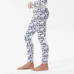 WEDZE Kids’ Ski Base Layer Bottoms - BL 500 Penguin -Winter Sports Gear kids ski base layer bottoms bl 500 penguin 2