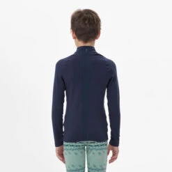 WEDZE Kids' Ski Base Layer Half-Zip Top - BL 500 -Winter Sports Gear kids ski base layer half zip top bl 500 5