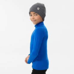 WEDZE Kids’ Ski Base Layer Top – BL 500 Blue 9 WEDZE Kids’ Ski Base Layer Top – BL 500 Blue -Winter Sports Gear kids ski base layer top bl 500 blue 2