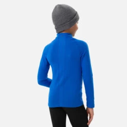 WEDZE Kids’ Ski Base Layer Top – BL 500 Blue 10 WEDZE Kids’ Ski Base Layer Top – BL 500 Blue -Winter Sports Gear kids ski base layer top bl 500 blue 3