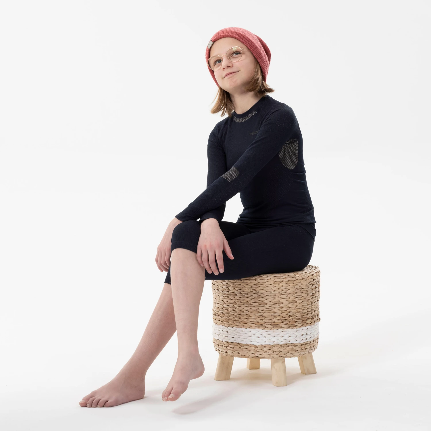 WEDZE Kids’ Ski Base Layer Top - BL 500 Blue 12 WEDZE Kids’ Ski Base Layer Top - BL 500 Blue - Image 10