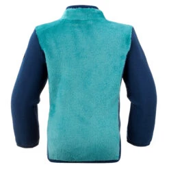 WEDZE Kids' Ski Fleece Jacket - Midwarm Blue -Winter Sports Gear kids ski fleece jacket midwarm blue 3