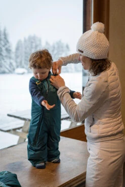 WEDZE Kids' Ski Fleece Jacket - Midwarm Blue -Winter Sports Gear kids ski fleece jacket midwarm blue 9