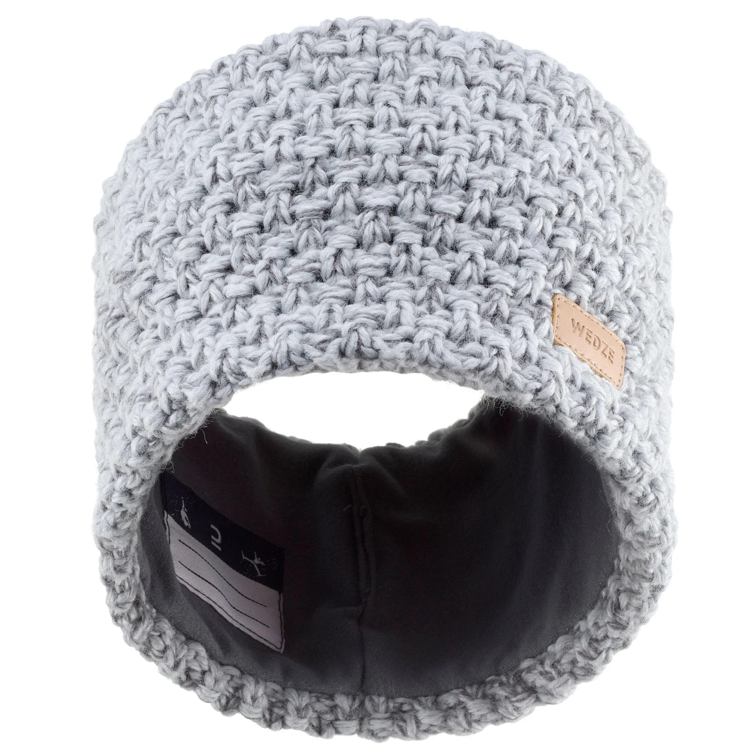 WEDZE Kids’ Ski Headband - Timeless Grey 5 WEDZE Kids’ Ski Headband - Timeless Grey - Image 3