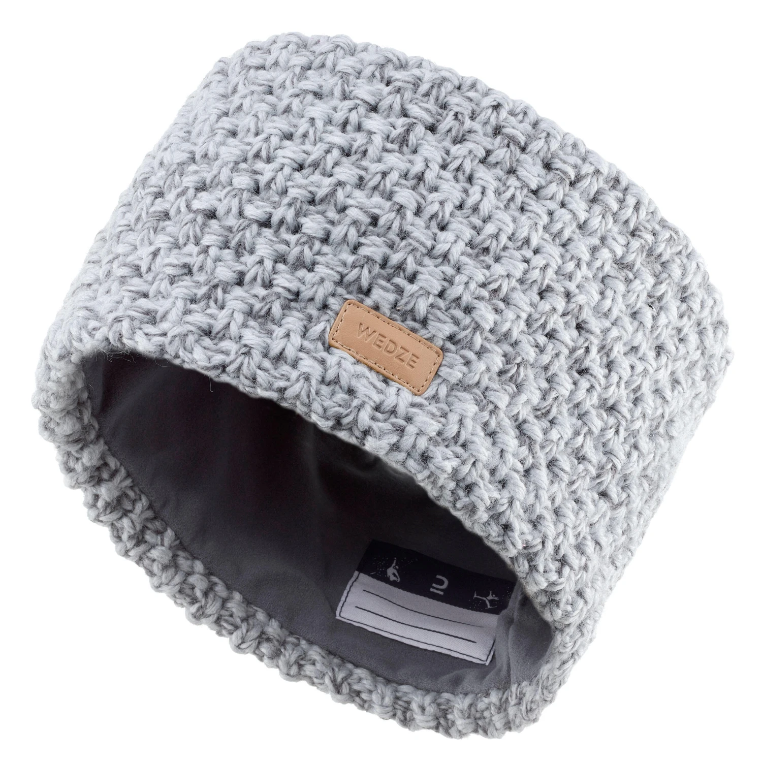WEDZE Kids’ Ski Headband - Timeless Grey 6 WEDZE Kids’ Ski Headband - Timeless Grey - Image 4