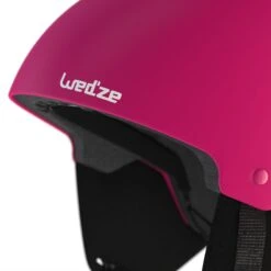 WEDZE Kids’ Ski Helmet – H 100 Pink -Winter Sports Gear kids ski helmet h 100 pink 4