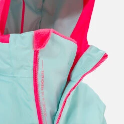 WEDZE Kids' Downhill Ski Jacket - PNF 500 Blue -Winter Sports Gear kids ski jacket 500 turquoise 2