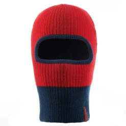WEDZE Kids' Ski Knit Balaclava - Red -Winter Sports Gear kids ski knit balaclava red 2