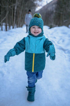 WEDZE Kids' Ski Mittens - Blue 34 WEDZE Kids' Ski Mittens - Blue -Winter Sports Gear kids ski mittens warm blue 15