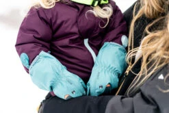 WEDZE Kids' Ski Mittens - Blue 28 WEDZE Kids' Ski Mittens - Blue -Winter Sports Gear kids ski mittens warm blue 9