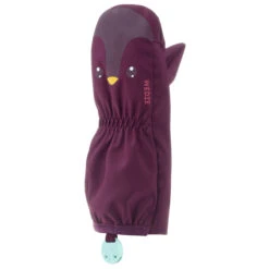 WEDZE Kids' Ski Mittens - Purple -Winter Sports Gear kids ski mittens warm purple 2
