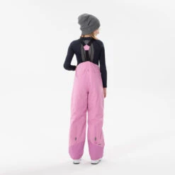 WEDZE Kids’ Ski Pants - 500 PNF Pink -Winter Sports Gear kids ski pants 500 pnf pink 5