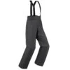 WEDZE Kids' Ski Pants - PA 100 Grey -Winter Sports Gear kids ski pants pa 100 grey