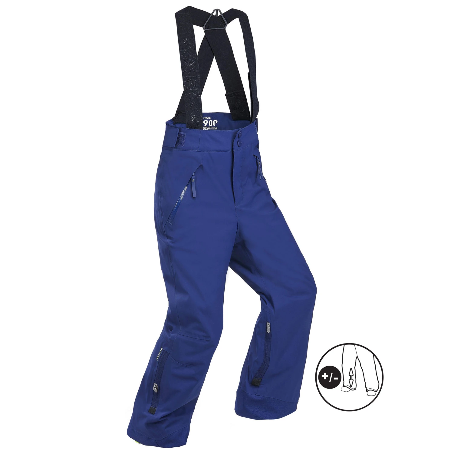 WEDZE Kids' Ski Pants - PA 900 PNF Blue 4 WEDZE Kids' Ski Pants - PA 900 PNF Blue - Image 2