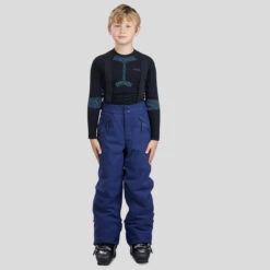 WEDZE Kids' Ski Pants - PA 900 PNF Blue 20 WEDZE Kids' Ski Pants - PA 900 PNF Blue -Winter Sports Gear kids ski pants pa 900 pnf blue 3