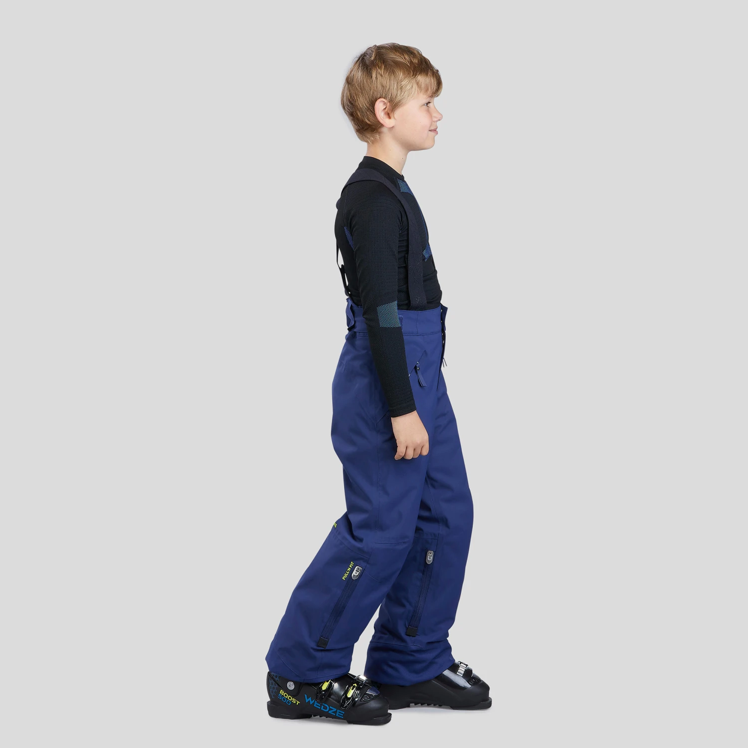 WEDZE Kids' Ski Pants - PA 900 PNF Blue 7 WEDZE Kids' Ski Pants - PA 900 PNF Blue - Image 5