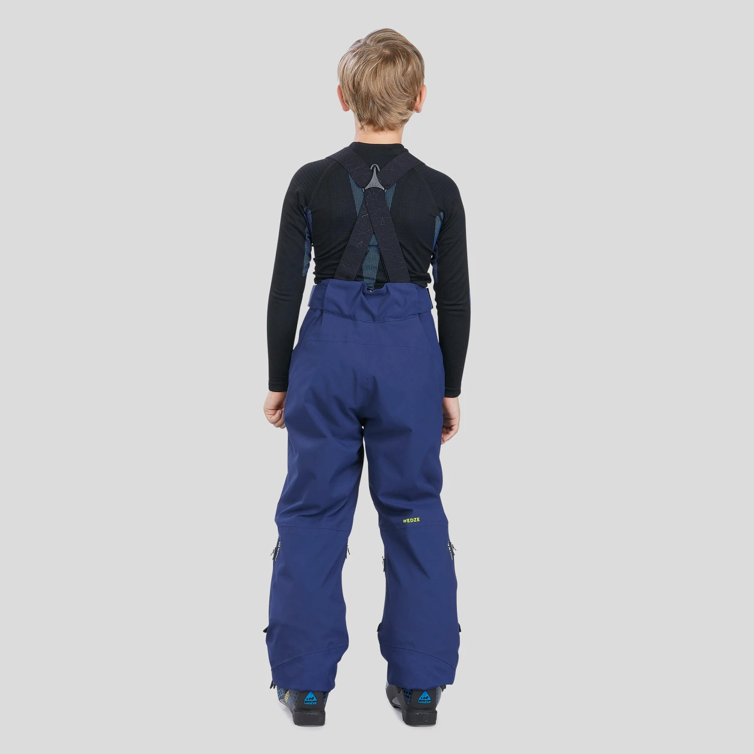 WEDZE Kids' Ski Pants - PA 900 PNF Blue 8 WEDZE Kids' Ski Pants - PA 900 PNF Blue - Image 6