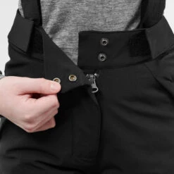 WEDZE Kids’ Ski Pants - PNF 900 Black -Winter Sports Gear kids ski pants pnf 900 black 7