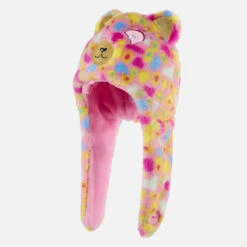 WEDZE Kids' Ski Peruvian Hat - Pink -Winter Sports Gear kids ski peruvian hat pink 2