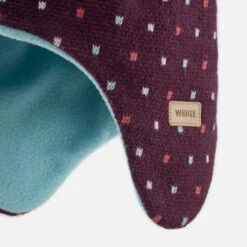 WEDZE Kids' Ski Hat - Warm Purple -Winter Sports Gear kids ski sled hat simple warm purple blue 5