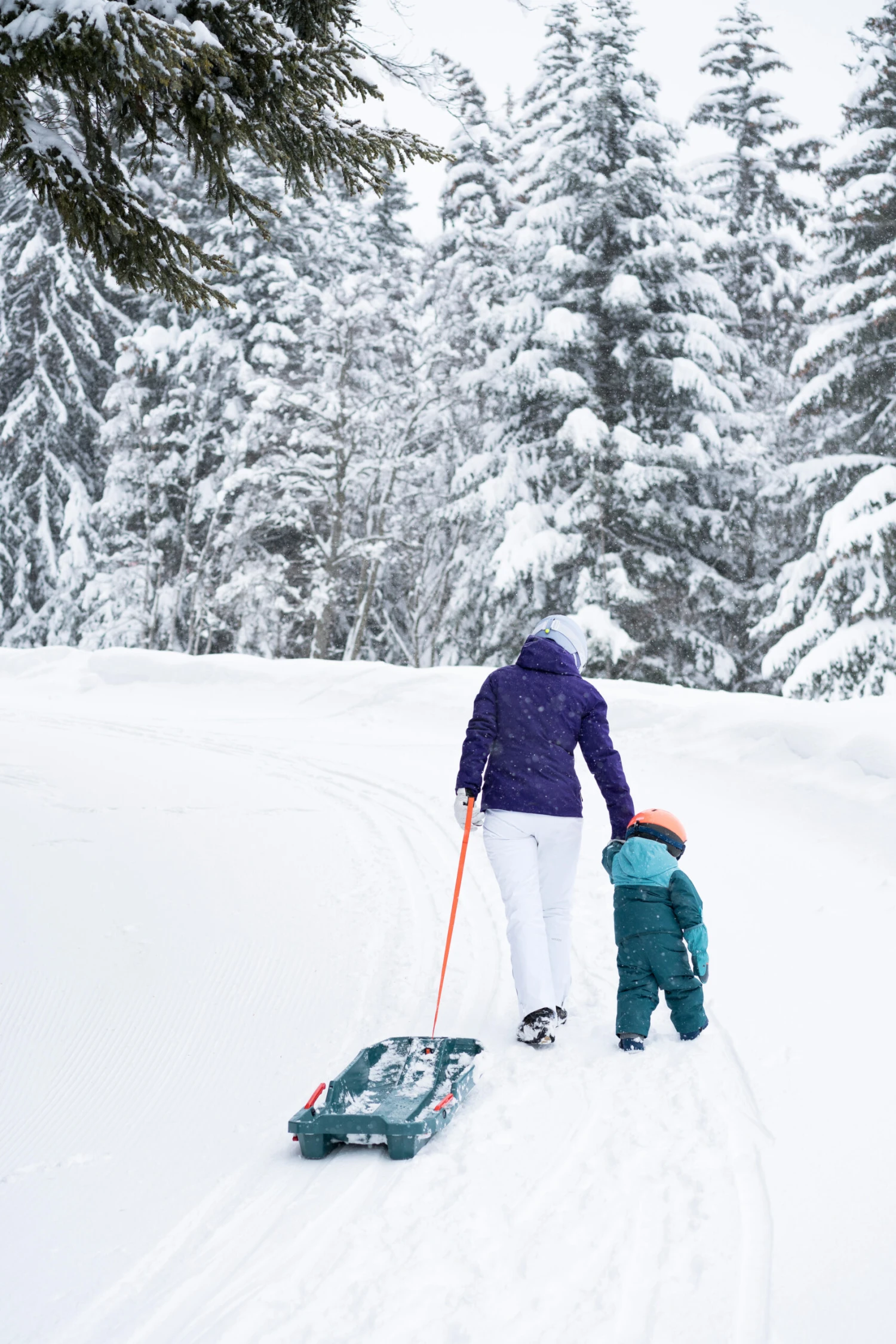 WEDZE Kids' Ski Bib Pants - Warm Blue 10 WEDZE Kids' Ski Bib Pants - Warm Blue - Image 8