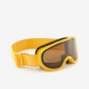 WEDZE Kids' Ski/Sledding Goggles - Yellow -Winter Sports Gear kids ski sledding goggles yellow