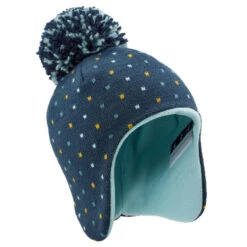 WEDZE Kids' Ski Hat - Warm Blue