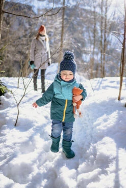 WEDZE Kids' Ski Hat - Warm Blue -Winter Sports Gear kids ski sledding hat simple warm blue 6