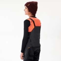 Kids' Snowboard Bib Pants - 500 Black -Winter Sports Gear kids snowboard bib pants bib 500 black 10