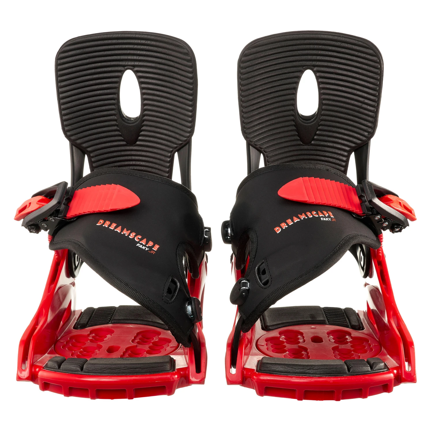Kids’ Snowboard Bindings S - Faky Black/Red 4 Kids’ Snowboard Bindings S - Faky Black/Red - Image 2