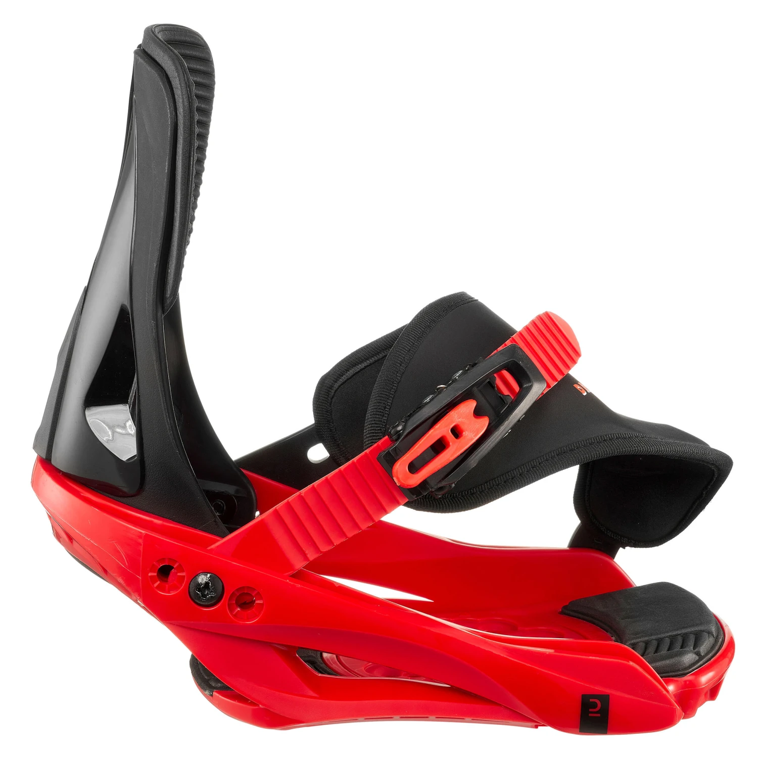 Kids’ Snowboard Bindings S - Faky Black/Red 7 Kids’ Snowboard Bindings S - Faky Black/Red - Image 5