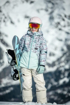 Kids' Snowboard Jacket - SNB 500 Blue -Winter Sports Gear kids snowboard jacket snb 500 blue 13