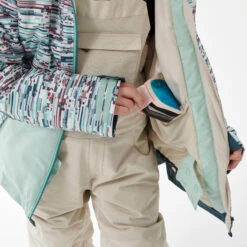 Kids' Snowboard Jacket - SNB 500 Blue -Winter Sports Gear kids snowboard jacket snb 500 blue 9