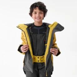 Kids’ Snowboard Jacket – SNB 500 Yellow 33 Kids’ Snowboard Jacket – SNB 500 Yellow -Winter Sports Gear kids snowboard jacket snb 500 yellow 12