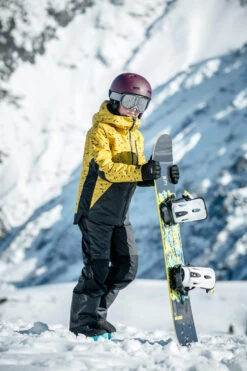 Kids’ Snowboard Jacket – SNB 500 Yellow 36 Kids’ Snowboard Jacket – SNB 500 Yellow -Winter Sports Gear kids snowboard jacket snb 500 yellow 15