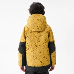 Kids’ Snowboard Jacket – SNB 500 Yellow 24 Kids’ Snowboard Jacket – SNB 500 Yellow -Winter Sports Gear kids snowboard jacket snb 500 yellow 3