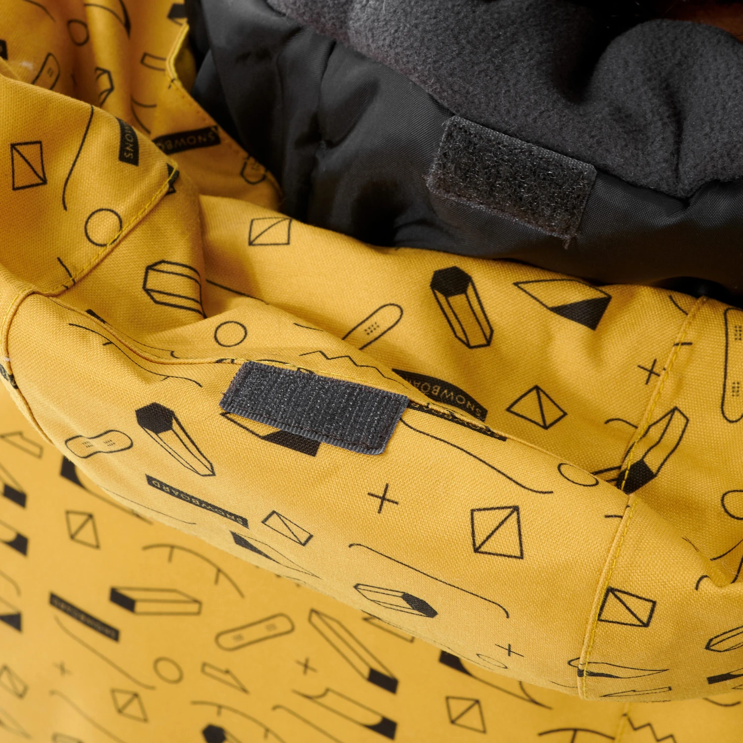 Kids’ Snowboard Jacket – SNB 500 Yellow 9 Kids’ Snowboard Jacket – SNB 500 Yellow - Image 7