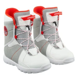 Kids’ Snowboarding Boots - Indy 100 -Winter Sports Gear kids snowboard quick fastening boots indy 100 7