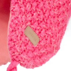 WEDZE Kids' Timeless Ski Peruvian Hat - Pink -Winter Sports Gear kids timeless ski peruvian hat pink 5