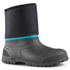 Quechua Kids’ Winter Boots - SH 100 Black