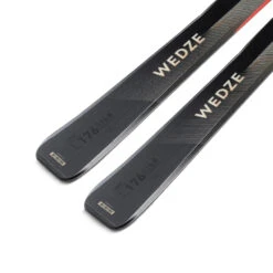 WEDZE Downhill Skis With Bindings – Cross 550+ Black -Winter Sports Gear men s downhill skis with bindings cross 550 black 3