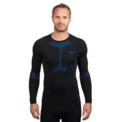WEDZE Men’s Ski Base Layer Top - BL 580 Black 10 WEDZE Men’s Ski Base Layer Top - BL 580 Black -Winter Sports Gear men s ski base layer top 580 i soft black 2