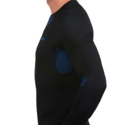 WEDZE Men’s Ski Base Layer Top - BL 580 Black 13 WEDZE Men’s Ski Base Layer Top - BL 580 Black -Winter Sports Gear men s ski base layer top 580 i soft black 5