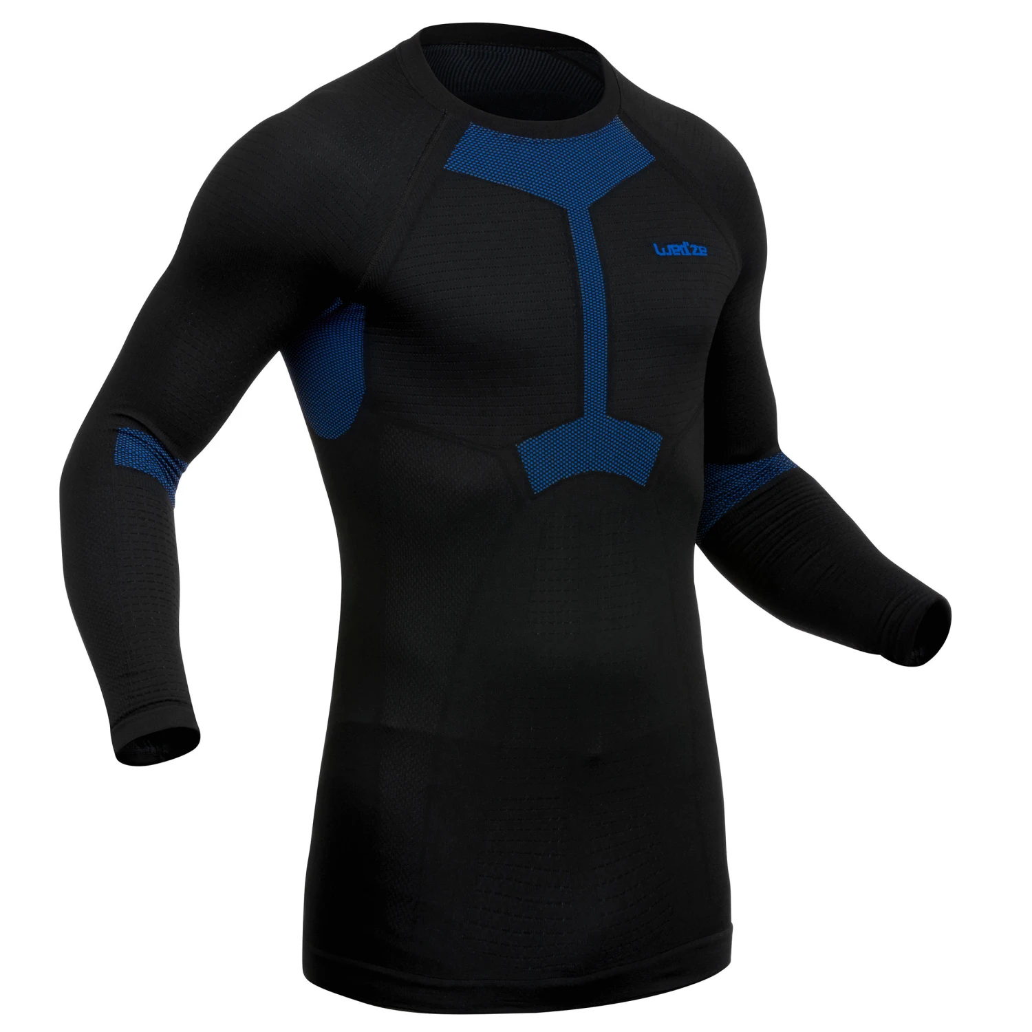 WEDZE Men’s Ski Base Layer Top - BL 580 Black 3 WEDZE Men’s Ski Base Layer Top - BL 580 Black