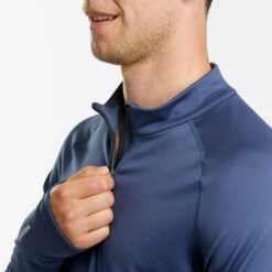 WEDZE Men's Ski Base Layer Top - BL 500 Blue -Winter Sports Gear men s ski base layer top bl 500 blue 4